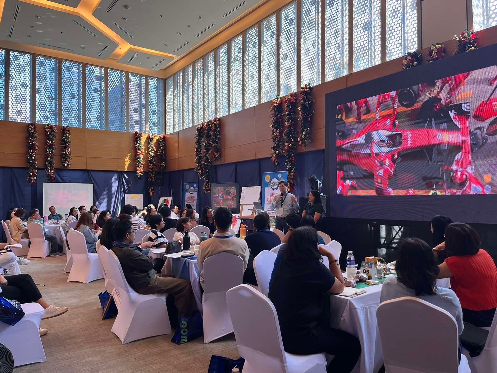 Large group photo at a NutriAsia Business Team Summit 2024 event