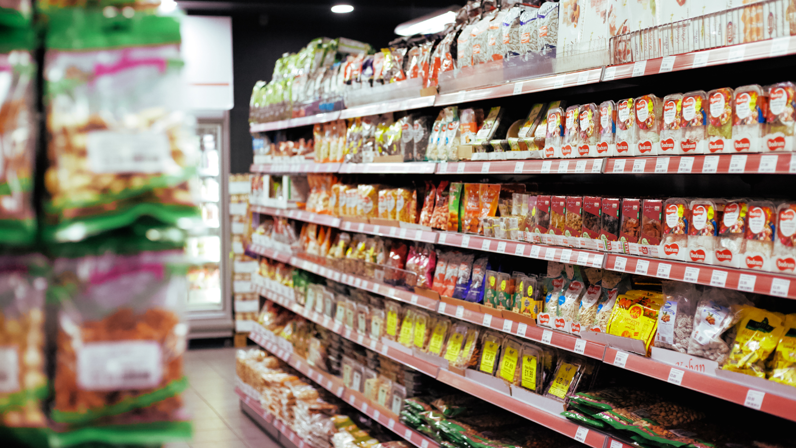 Assorted consumer goods or canned good products